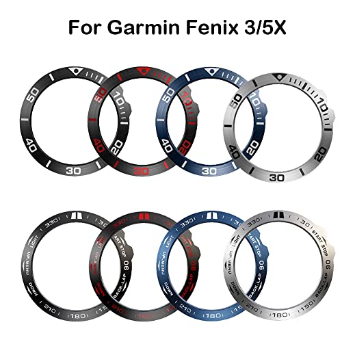 Cadran Fenix 3 protection lunette montre connectée boîtier acier - 4