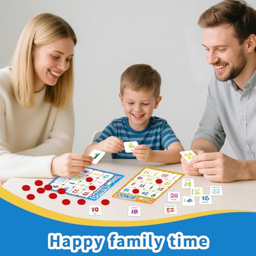Alphabet Bingo Game, Letter&Number&Sight Word Bingo miniatura 7