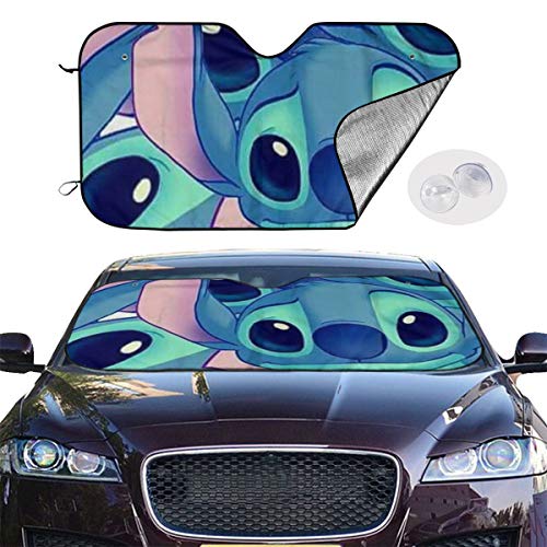 YQLDFB Car Windshield Sunshade Stitch Sun Heat Shield Shade UV Ray Visor Protector, Keep Vehicle Cool