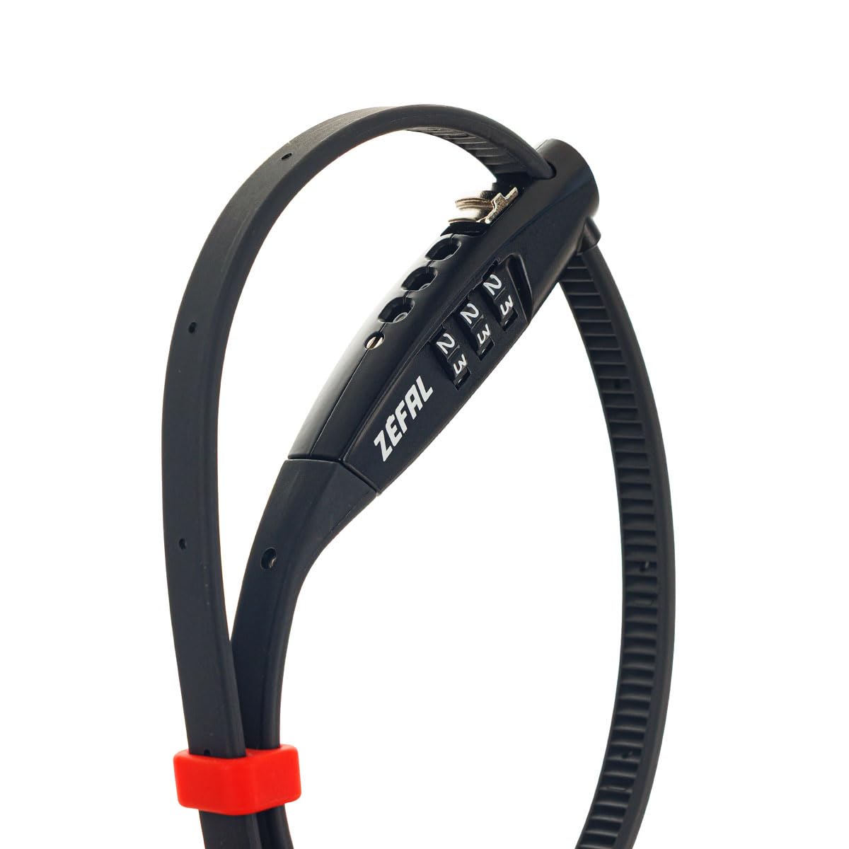 Antivol Sangle à Code 3 Chiffres ZEFAL K-Traz Zip3 XL - Pour Selle, Roue, Casque Vélo - Collier De Serrage Acier