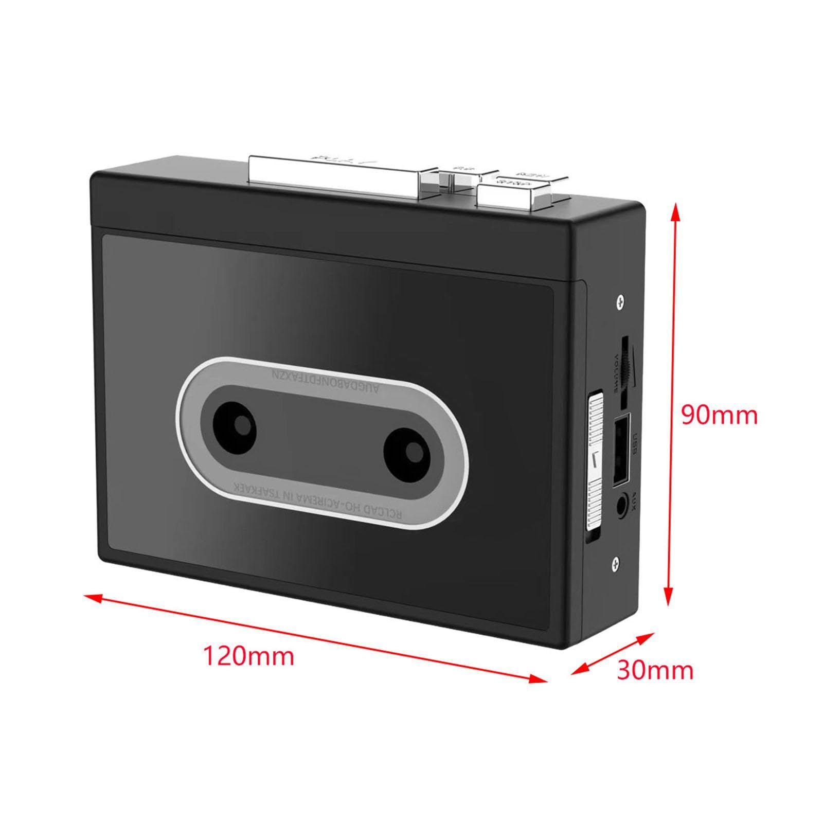 Lecteur de Cassettes Audio Stéréo Complet, Clé USB 128 Kbps, Facile à Utiliser