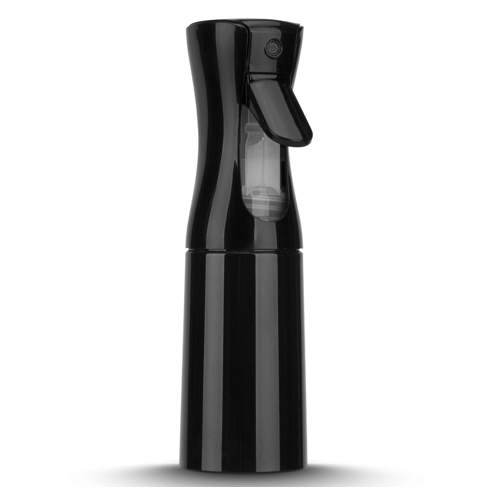 Zuhose Spray Bottle for Hair (6.8OZ /200ML) Continuous Ultra Fine Mist Sprayer for Hair, Salons, Barber, Plants, Skin Care, Cleaning 1 Pack BLACK