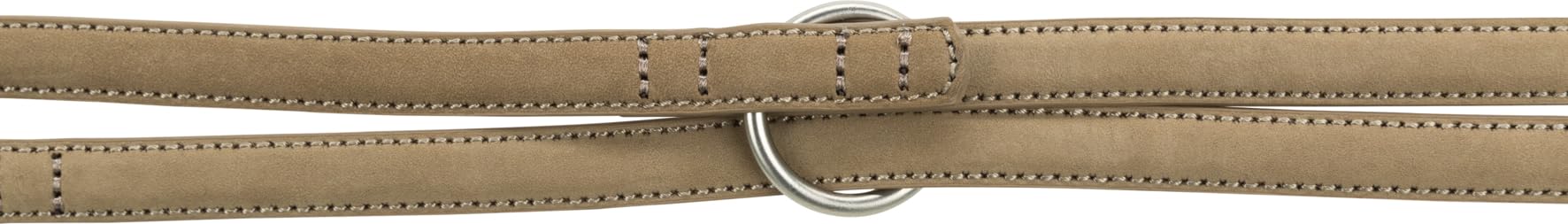 TRIXIE Hundeleine aus Leder BE NORDIC V-Leine Leder XS-S, 2,00 m 15 mm in sand - umweltfreundliche Hundeleine mit nordischem Charme - für sehr kleine bis kleine Hunde - 17431