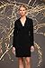 Maggy London Women's Dresses Long Sleeve Tuxedo Dress Wear to Work
