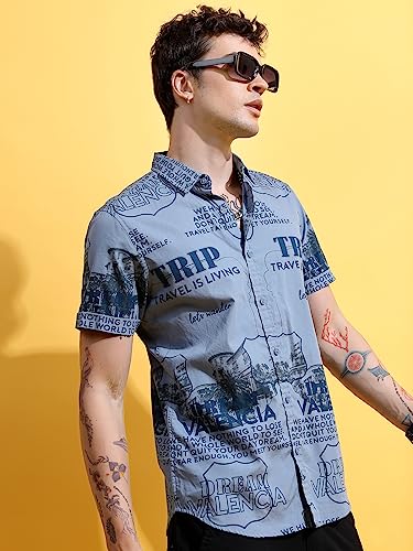 Image of Ketch Men's Solid Regular Fit Button Down Shirt