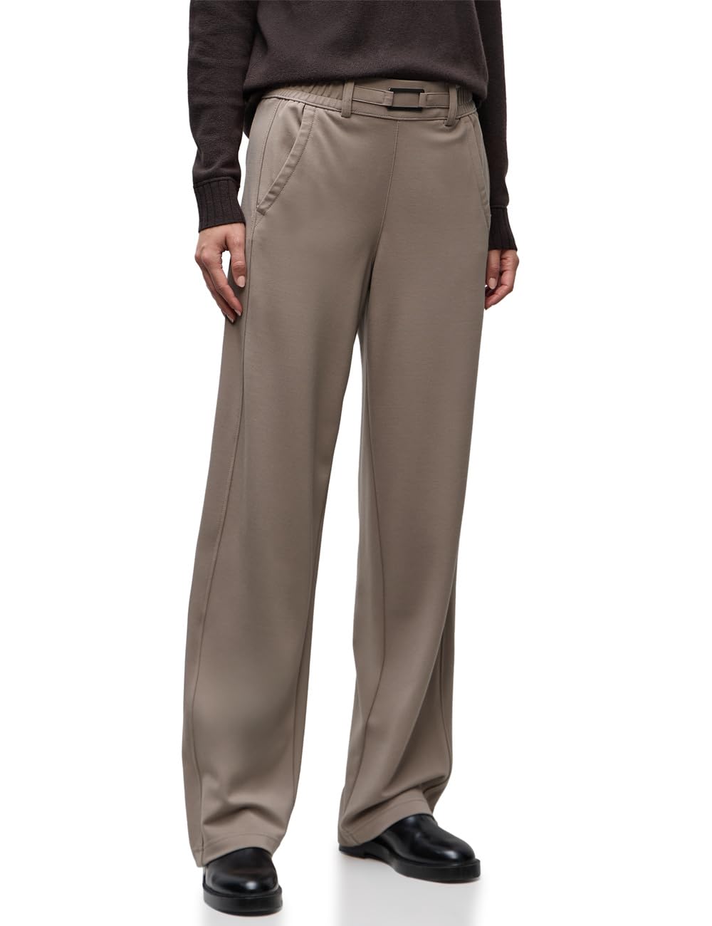 Street One Damen Straight Leg Hose mit Detail 3817213