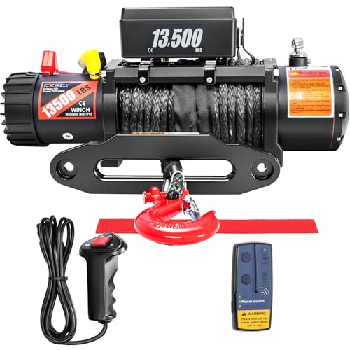 CXRCY 12V Electric Winch,13500LBS Load Capacity...