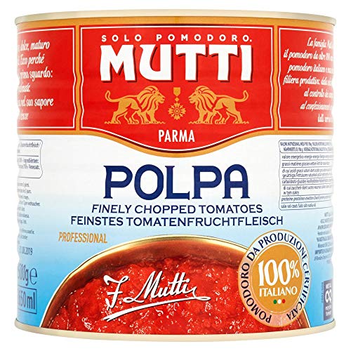 MUTTI - 3 kg - 6 Pack Finely Chopped Tomatoes