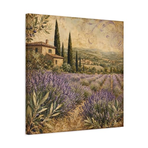 Toile lavande nature pour sublimer le mur au-dessus d'une cheminée