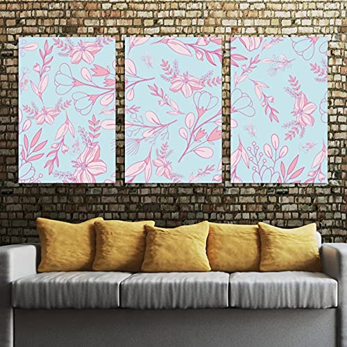 Tableau moderne 3 pièces impressions sur toile maison - 5