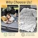 Car Bed for Jeep Grand Cherokee, Foldable Non-Inflatable Memory Foam Camping Mattress, Thickened Portable SUV Trunk Sleeping Pad, Air Mattress Upgrade for Camping & Travel Essentials, With Storage Bag