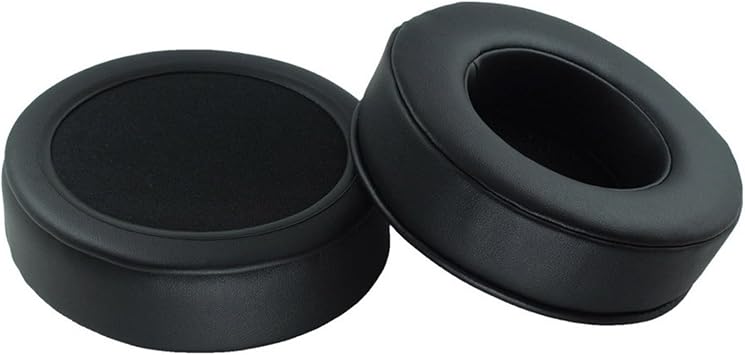 Sheepskin Leather 90mm Replacement Memory Foam Earpads for Headphones Ear Cushions