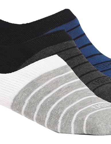 Image of U.S. POLO ASSN. Men's ES004 Terry Finish No Show Socks - Pack Of 3