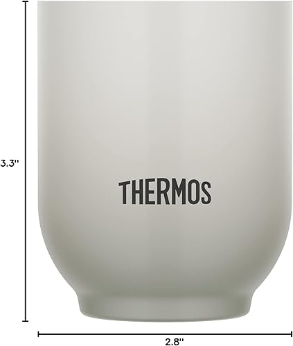 Miniatura 6 de THERMOS JDT-240 LGY Stainless Steel Vacuum Insulated Cup, 8.5 fl oz (240 ml), Light Gray
