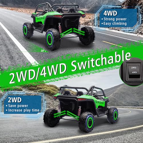 Image of Kid 4WD UTV 24V Ride On Toys for Big Kids 2 Seater Ride On Toys Kids
