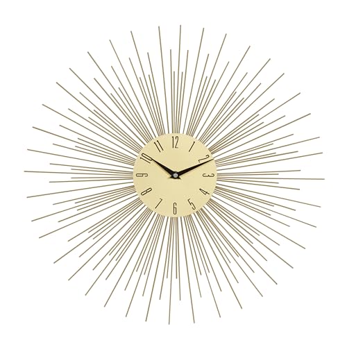 Deco 79 Metal Starburst Decorative for Home with Black Accents