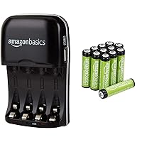 Amazon Basics - Pile Ricaricabili Mini Stilo AAA (12 pezzi)