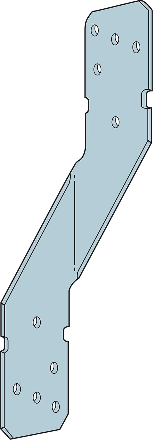 Simpson Strong-Tie H8Z H8 18-Gauge ZMAX Galvanized Hurricane Tie (Pack of 100)