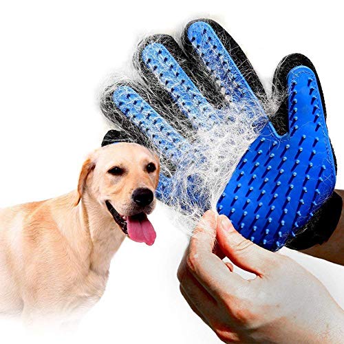 LOOTWAGON Pet Grooming Gloves – Dog, Cat Bathing Scrubber Gloves – Two-Sided Pet Grooming Pet Hair Remover Gloves – Massage for Cats, Dogs, Rabbit and Small Pets LOOTWAGON Pet Grooming Gloves – Dog, Cat Bathing Scrubber Gloves – Two-Sided Pet Grooming Pet Hair Remover Gloves – Massage for Cats, Dogs, Rabbit and Small Pets
