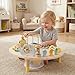 Costzon Activity Table for 1 Year Old, 7-in-1 Wooden Montessori Toys with Fishing Game, Bead Maze, Xylophone & More, Baby Sensory Toys for 12 Months+ Toddlers Boys Girls, Ideal Birthday