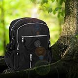 DrachenLeder Plecak torba sportowa wybór kolorów damski męski Nylon Bag Street 30x18x38 D4OTJ604X, czarny, m