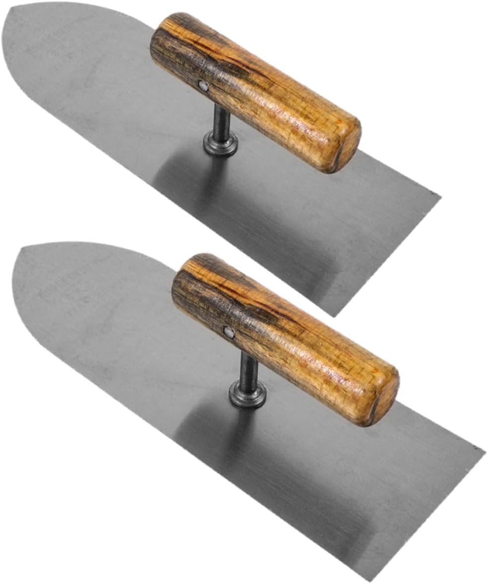 6pcs Plastering Trowel for Cement Finishing Lightweight Drywall Tool for Smoothing and Leveling for Home Construction and Repairs