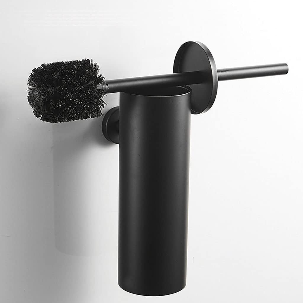 Toilet Cleaner Brush Toilet Brush and Holder Set, Stainless Steel Toilet Brush Wall Mounted, Toilet Bowl Cleaner Brush for Bathroom Toilet Brush for Bathroom