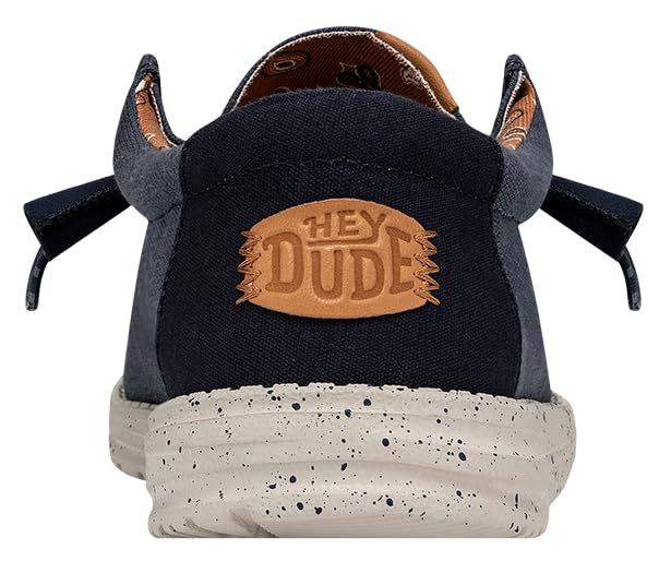 Image of HEYDUDE Men's Wally Washed Canvas, Men's Shoes, Slip-on Loafers, Comfortable & Light-Weight
