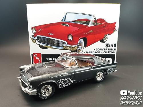 AMT 1957 Ford Thunderbird Kit Modelo Escala 1:25 miniatura 5