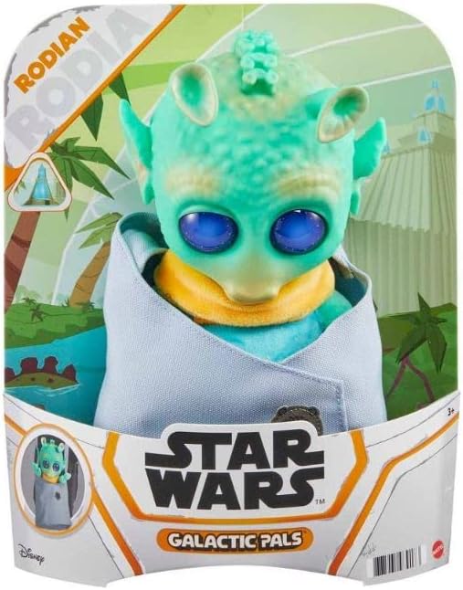 Star Wars Galactic Pals - Peluche duro de 11 pulgadas con bolsa de transporte, juguete suave (odiano)