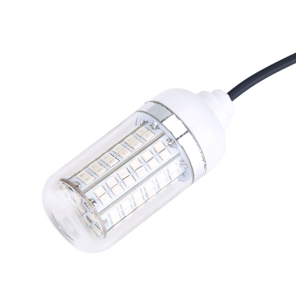 12 V LED-Unterwasser-Nachtangellampe für den Außenbereich, für Crappie, Garnelen, Tintenfische, Welse (blau) (Blaues Licht)
