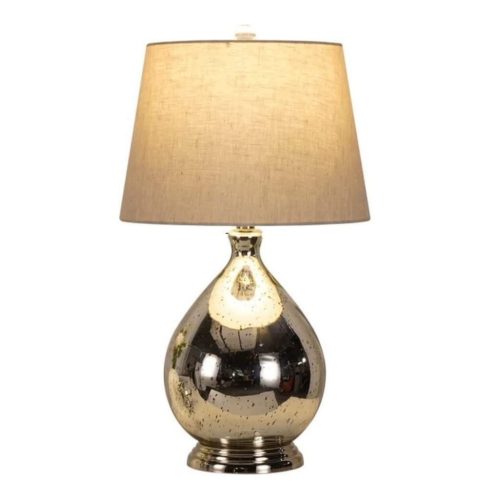 Salotto Lampada Vintage Lampada Da Tavolo In Vetro Da 24,4 Pollici Lampada Da Comodino Da Comodino Da Camera Da Letto Lampade Da Tavolo Moderne E Semplici Da Studio Per Hotel Lampada Da Scrivania Luce