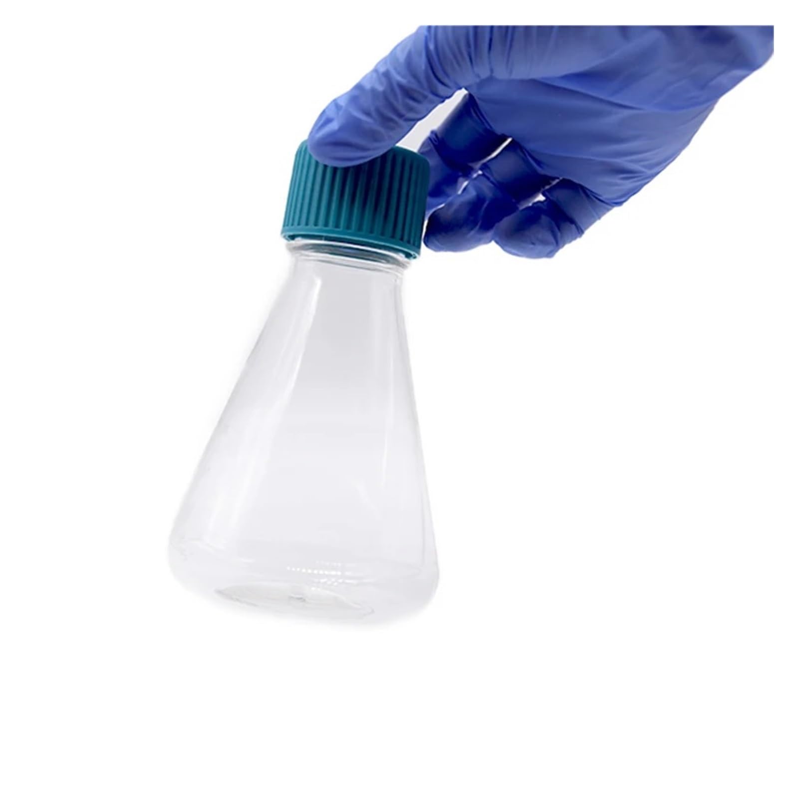 Matraz Erlenmeyer de plástico (3 unidades, 125/2800 ml), frasco cultivo, suministros laboratorio químico con tapón rosca micropipeta de laboratorio(3pcs 2800ml)