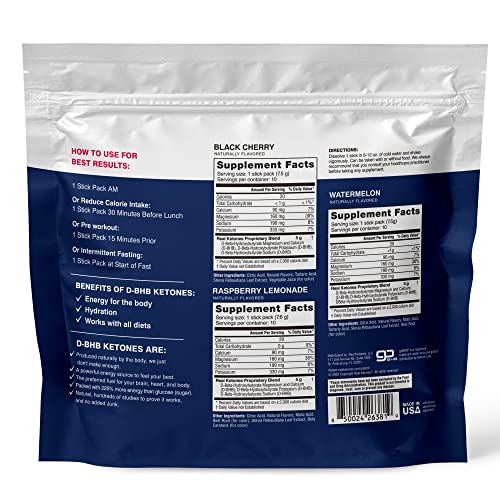Real Ketones Shift (3 Flavor Pack) Exogenous D Bhb + Keto Electrolye Powder, 30 Drink Mix Packets For Rapid Ketosis (Flavor Variety Pack) #TOP5