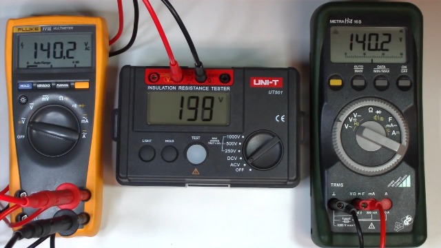 Image of UNI-T UT501B UT500 Series Insulation Resistance Tester, 250V /500V /1000V, 1mA