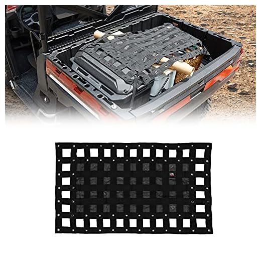 How to tie down luggage on a vw roof rack Kemimoto Stretch Cargo Net for UTVs