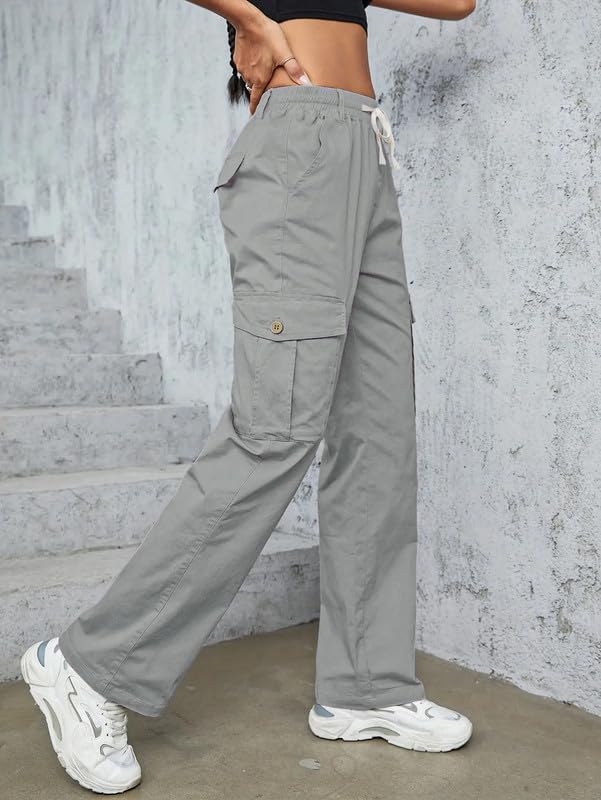 Image of DEELMO Women Cargo Pants