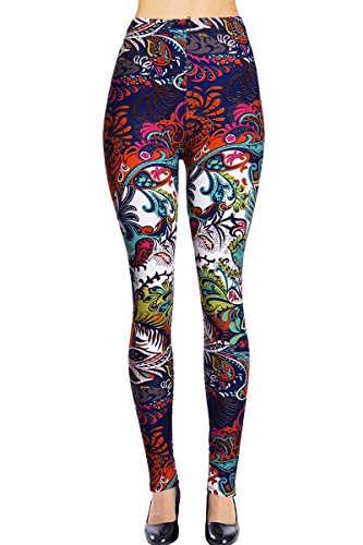 Regular Size Printed Leggings (Chromatic Splash)