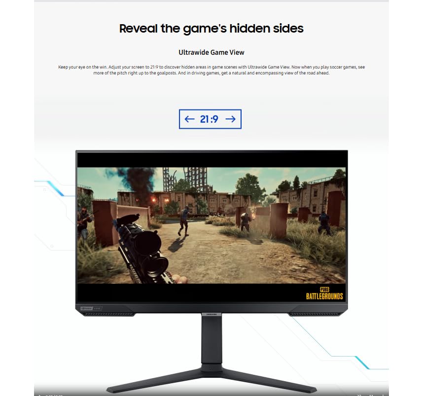 Image of Samsung 27 inch Odyssey G4 Gaming Monitor | 240Hz Refresh Rate, 1ms Response Time | FreeSync Premium, NVIDIA G-Sync Compatible | HDR 10, 400Nit | FHD IPS Ultrawide Game View & Ergonomic Stand | Black