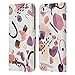 Head Case Designs sous Licence Officielle Ninola Pièces Mauve Abstraite 2 Coque en Cuir à Portefeuille Compatible avec Apple iPhone 5c