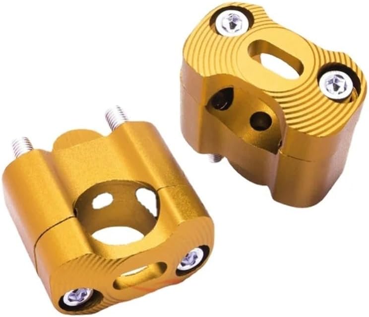 Motorbike Handlebar Risers CNC Billet HandleBar Fat Bar Risers Mount Clamp Adaptor 22MM 28MM For Pit Dirt Bike