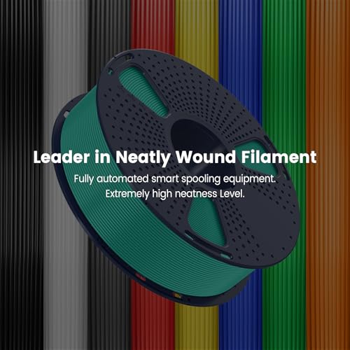 sunlu pla 3d printer filament pla filament 175mm neatly wound 3d printing filament 175mm dimensional accuracy - 002 mm fit most fdm 3d printers 1kg spool 22lbs black