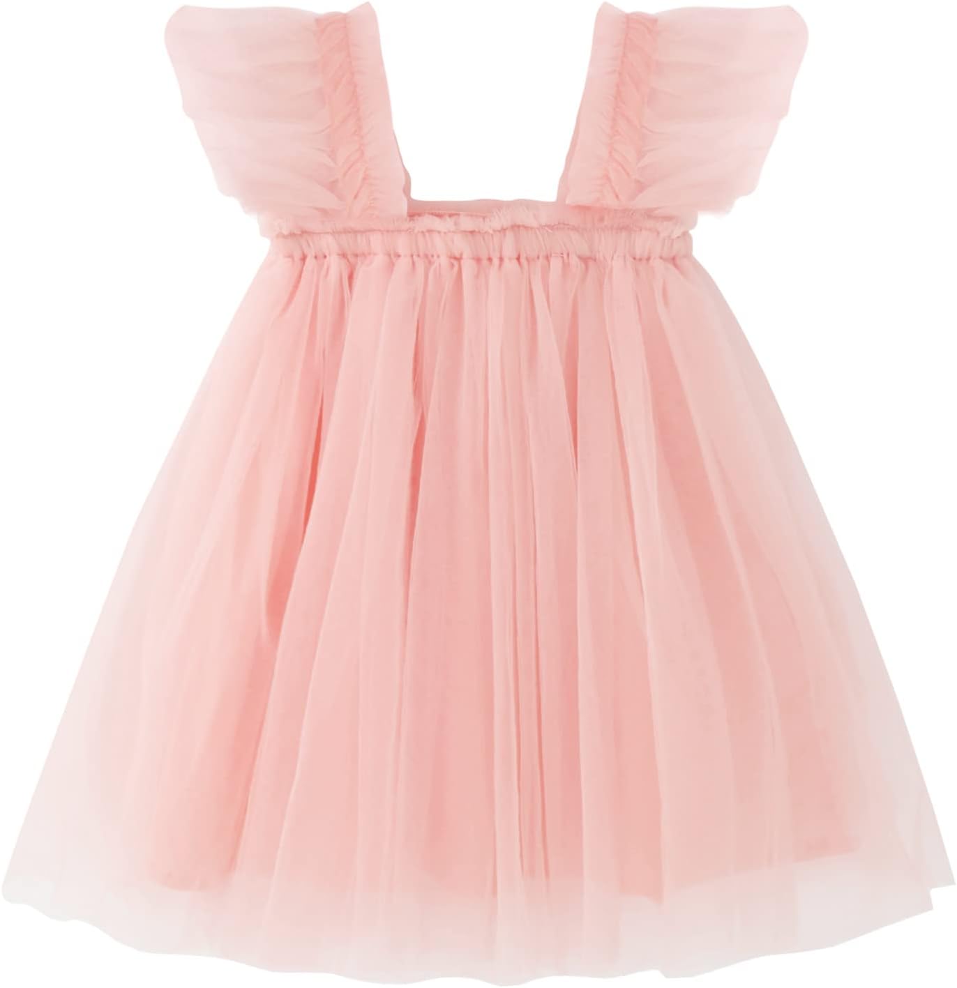 AGQT Baby Girls Tutu Dress Sleeveless Toddler Infant Tulle Tutu Layered Lace Mini Dresses Size 9M-5T