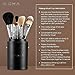 Sigma Beauty Makeup Brush Set – 7-Piece Travel Makeup Brushes for Flawless Application of Foundation Makeup, Blending, Contour, Eyeshadow & Brow Makeup – Compact & Stylish Carrying Case (8 pcs)