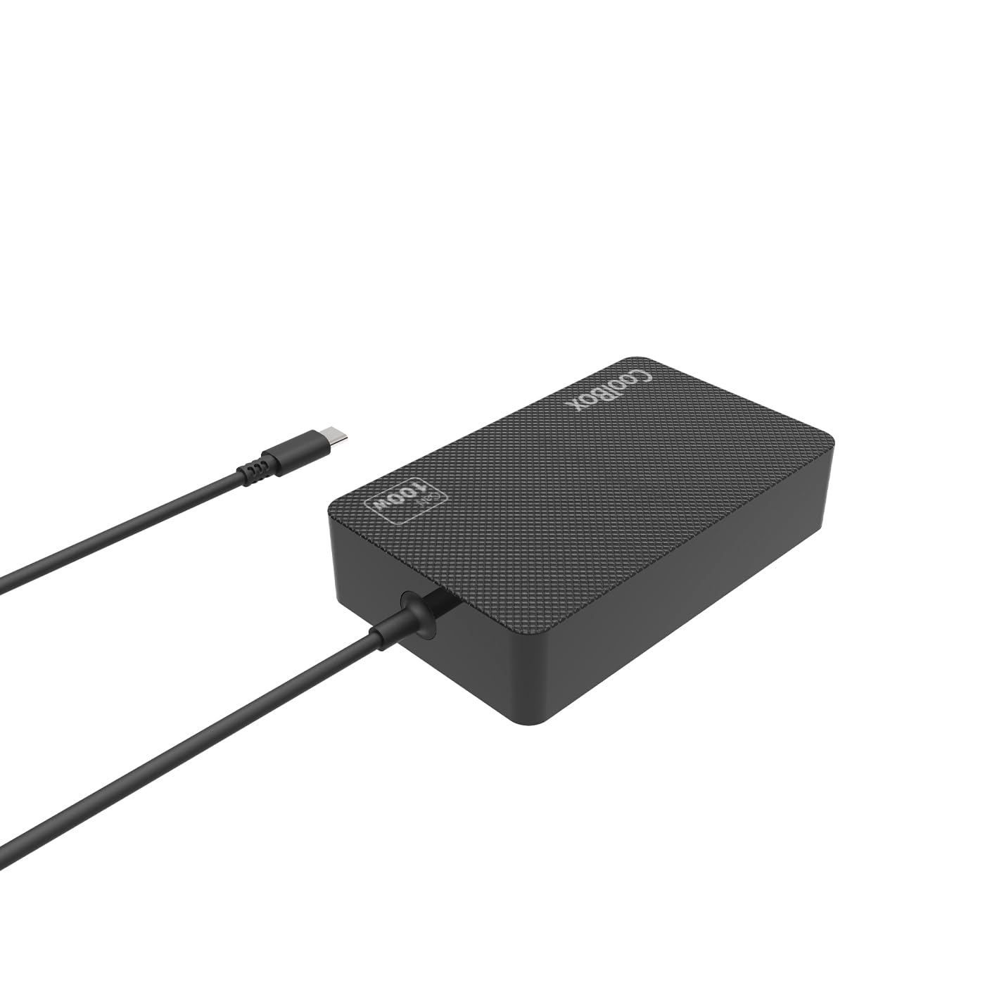 CoolBox Uniwersalna przenośna ładowarka USB C 100 W, technologia GAN, szybkie ładowanie PowerDelivery PD3.0, kompatybilna z laptopem, ultrabook, smartfonem, tabletem, słuchawkami, Power Bank