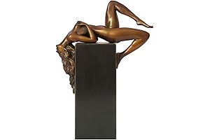 Bronze Reclining Sexy Nude Adult Female Statue Figurine