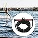 Aymzbd Wake Board Water Ski Rope, Wakeboard Tow Rope with Handle Grip, Lightweight 23M Wakeboard for Water Skis, Black Rope