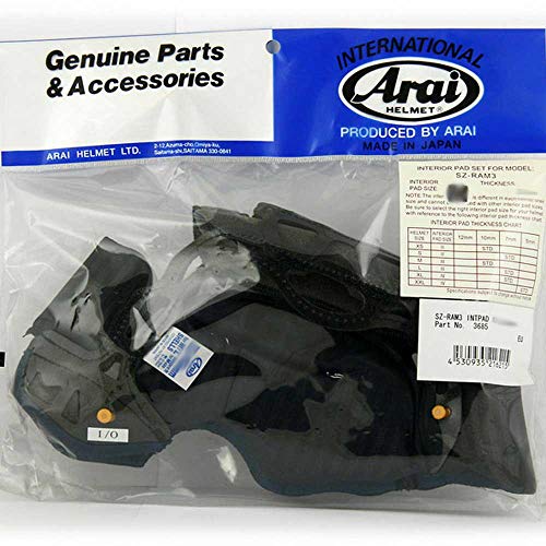  Arai Sz Ram Iii Dry Cool Interior Pad 5 Mm S