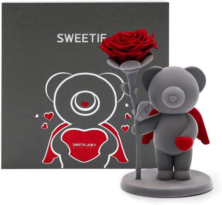 Bear Ornament Eternal Flower