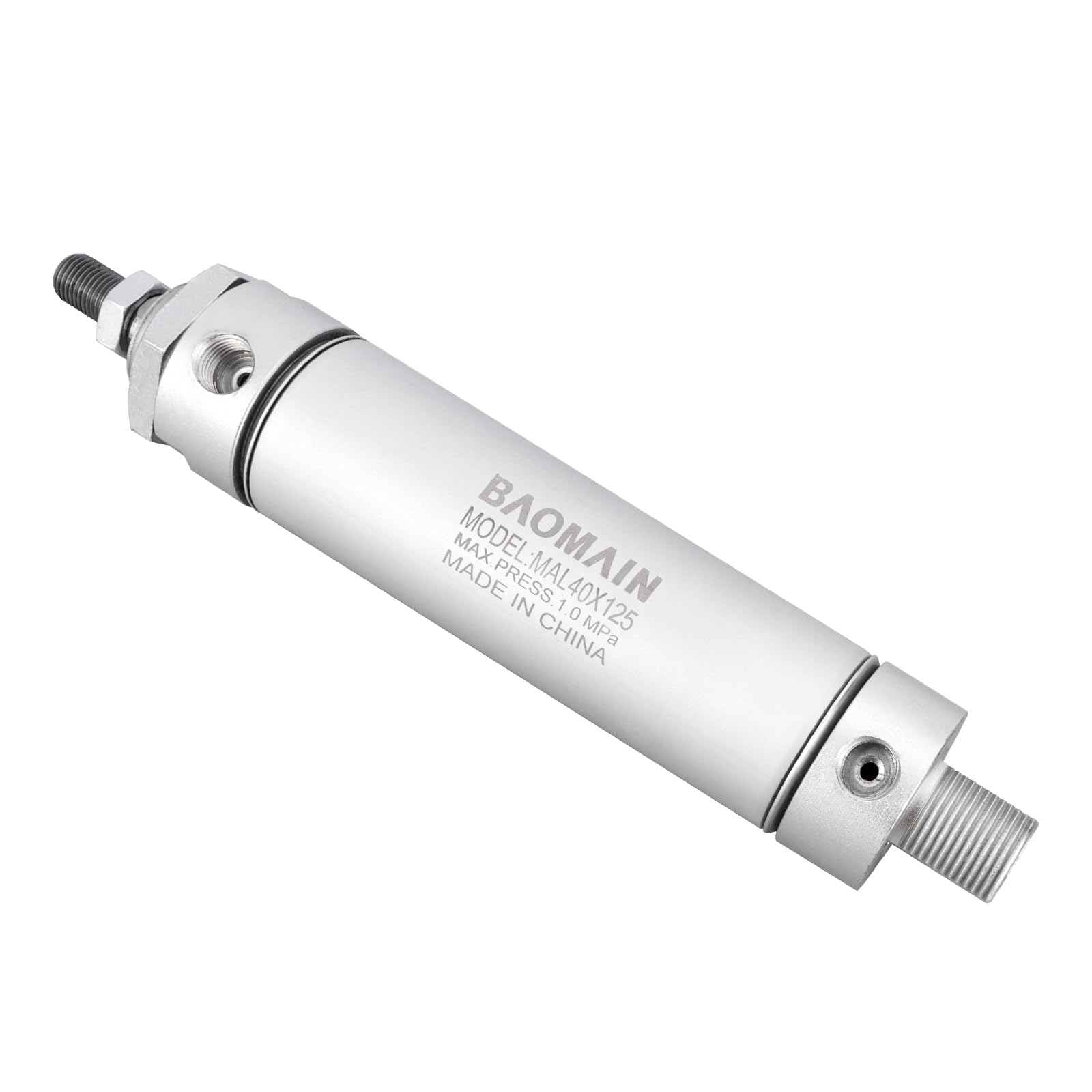 BAOMAIN Mini Pneumatic Air Cylinder 1" Bore 5" Stroke MAL 25x125 — Amazon image 8